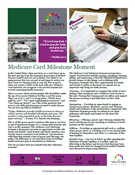 Medicare Card Milestone Moment Download