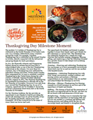 Thanksgiving Day Milestone Moment Download